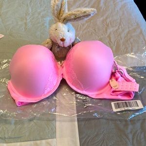 New, gorgeous pink, Bunny not included.